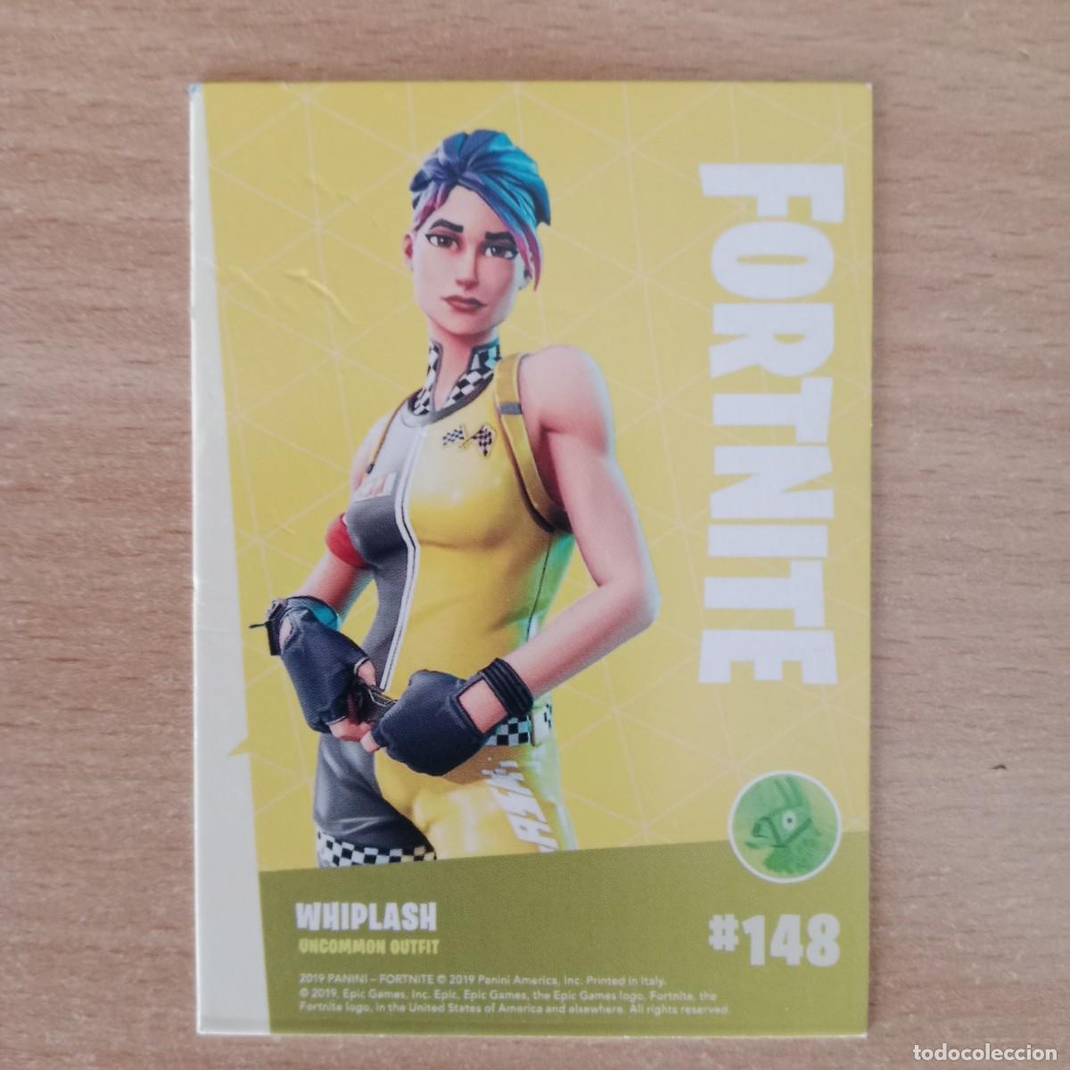 Trading cards: WHIPLASH , UNCOMMON OUTFIT # 148 - TRADING CARD - FORTNITE SERIES 1 - PANINI - A&Ntilde;O 2019.