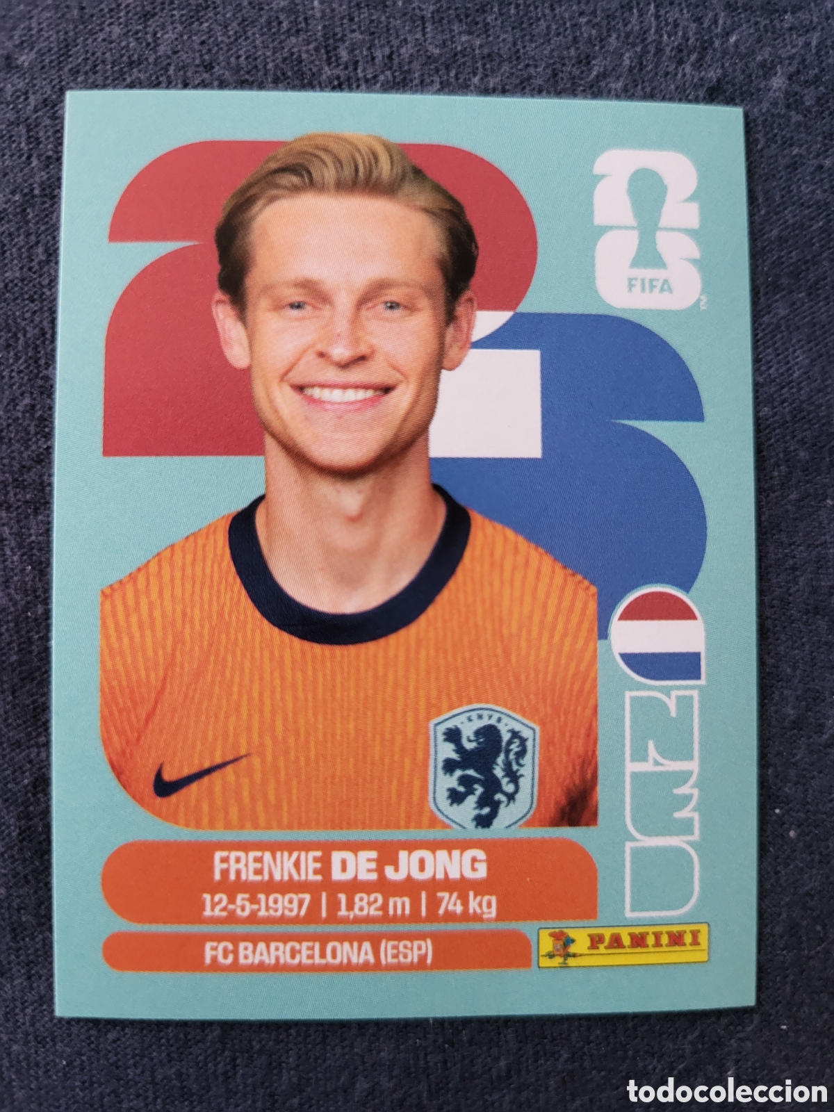 Trading cards: NED 14 Frenkie De Jong [Sticker] / FIFA World Cup 2026