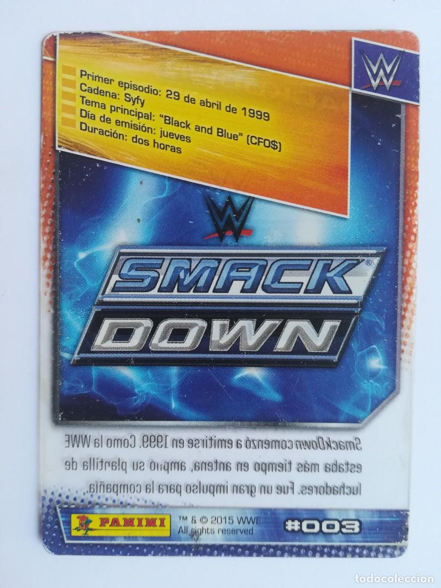 Trading cards: WWE N&ordm; 003 - 3. Silver Action. Smackdown. Panini 2015. - Foto 2