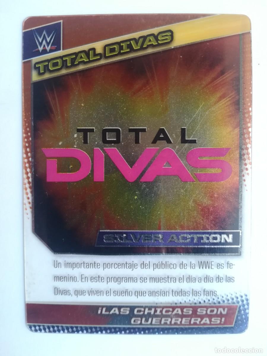 Trading cards: WWE N&ordm; 007 - 7. Silver Action. Total Divas. Panini 2015.