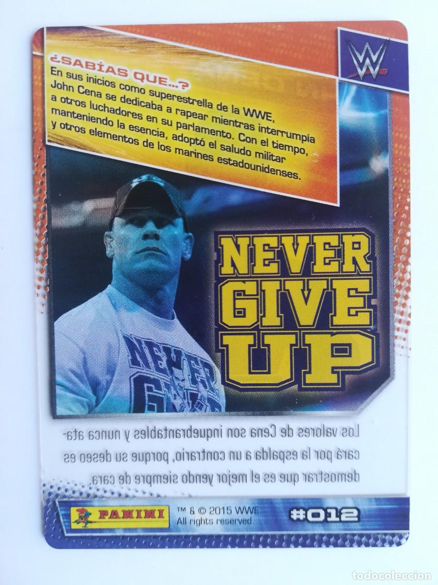 Trading cards: WWE N&ordm; 012. John Cena. Panini 2015. - Foto 2