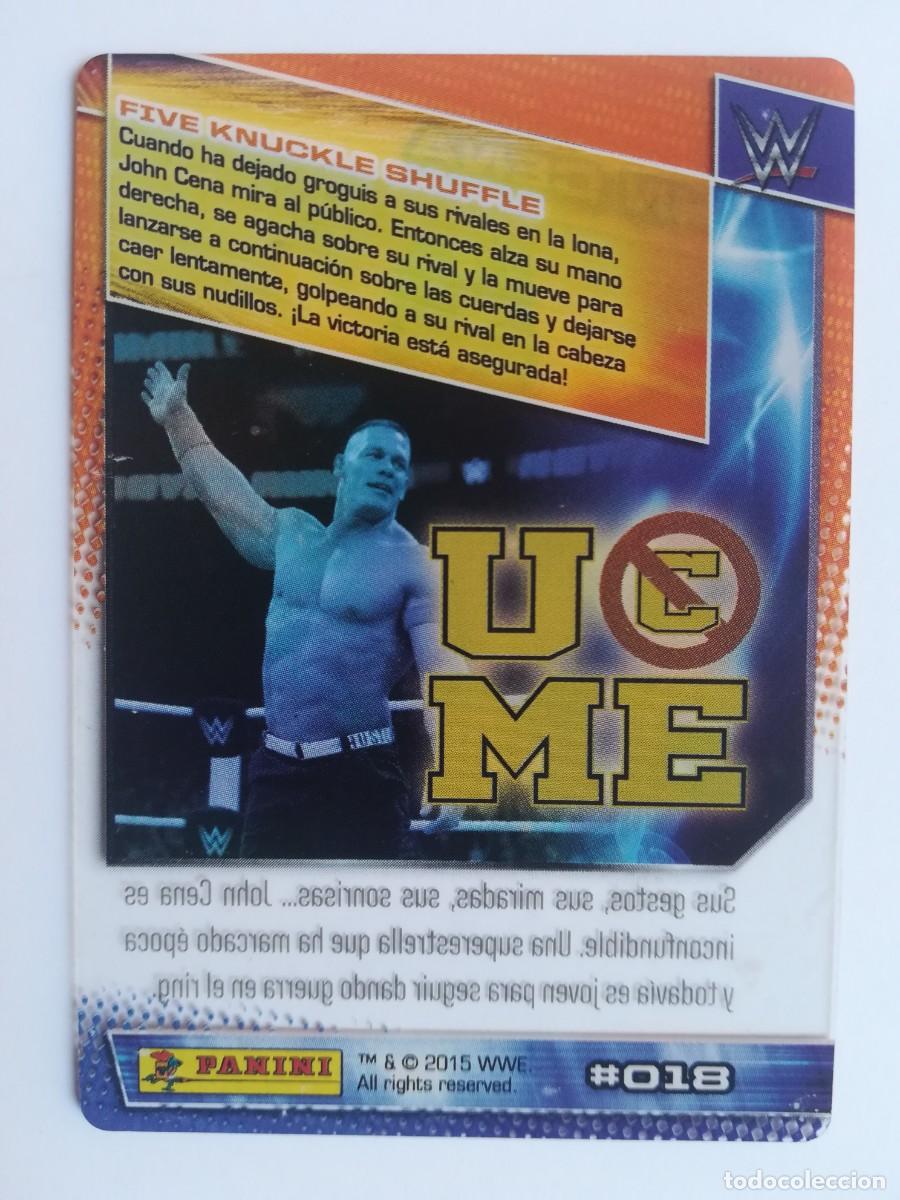 Trading cards: WWE N&ordm; 018. John Cena. Panini 2015. - Foto 2