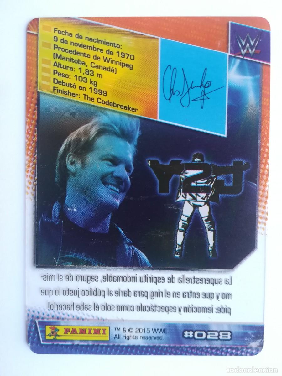 Trading cards: WWE N&ordm; 028. Chris Jericho. Panini 2015. - Foto 2