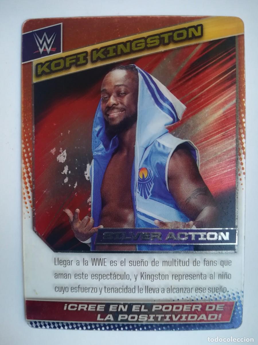 Trading cards: WWE N&ordm; 041. Silver Action. Kofi Kingston. Panini 2015.