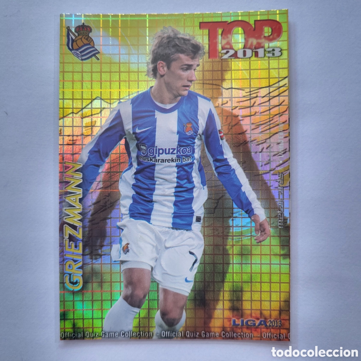 Trading cards: 637 Griezmann Top 2013 [Dorado Cuadros] / Mundicromo Las Fichas de la Liga 2012