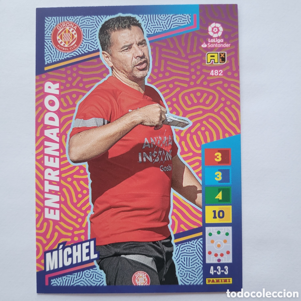Trading cards: 482 Michel Entrenador / Adrenalyn XL 2022