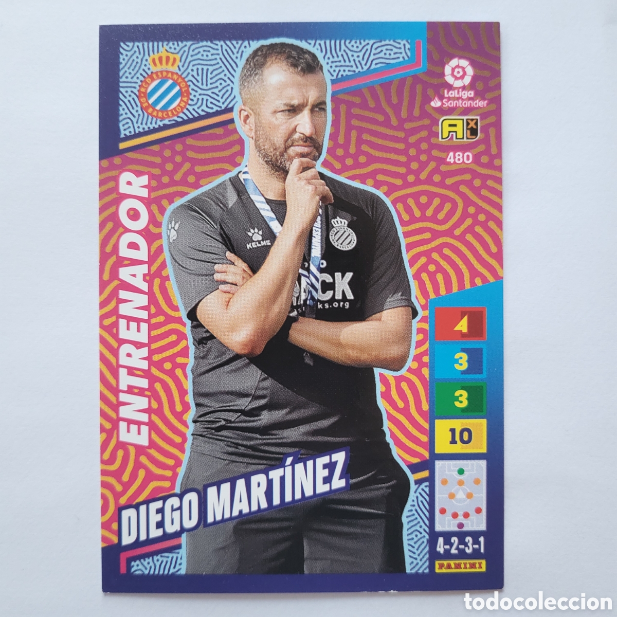 Trading cards: 480 Diego Martinez Entrenador / Adrenalyn XL 2022