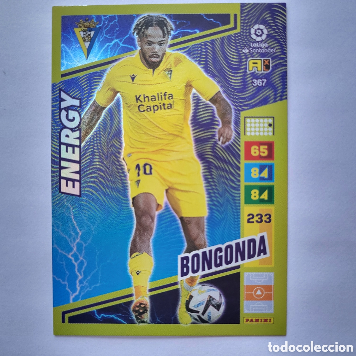 Trading cards: 367 Bongonda Energy / Adrenalyn XL 2022