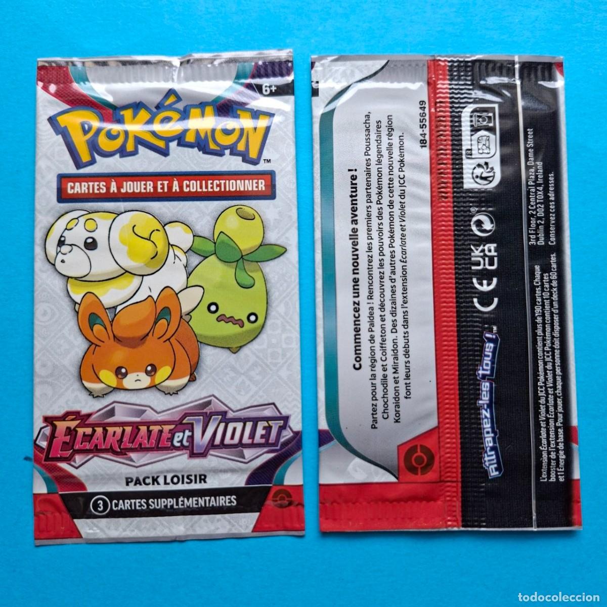 Trading cards: Booster Pack Loiser Scell&eacute; POKEMON TGC - &Eacute;CARLATE ET VIOLET 2023