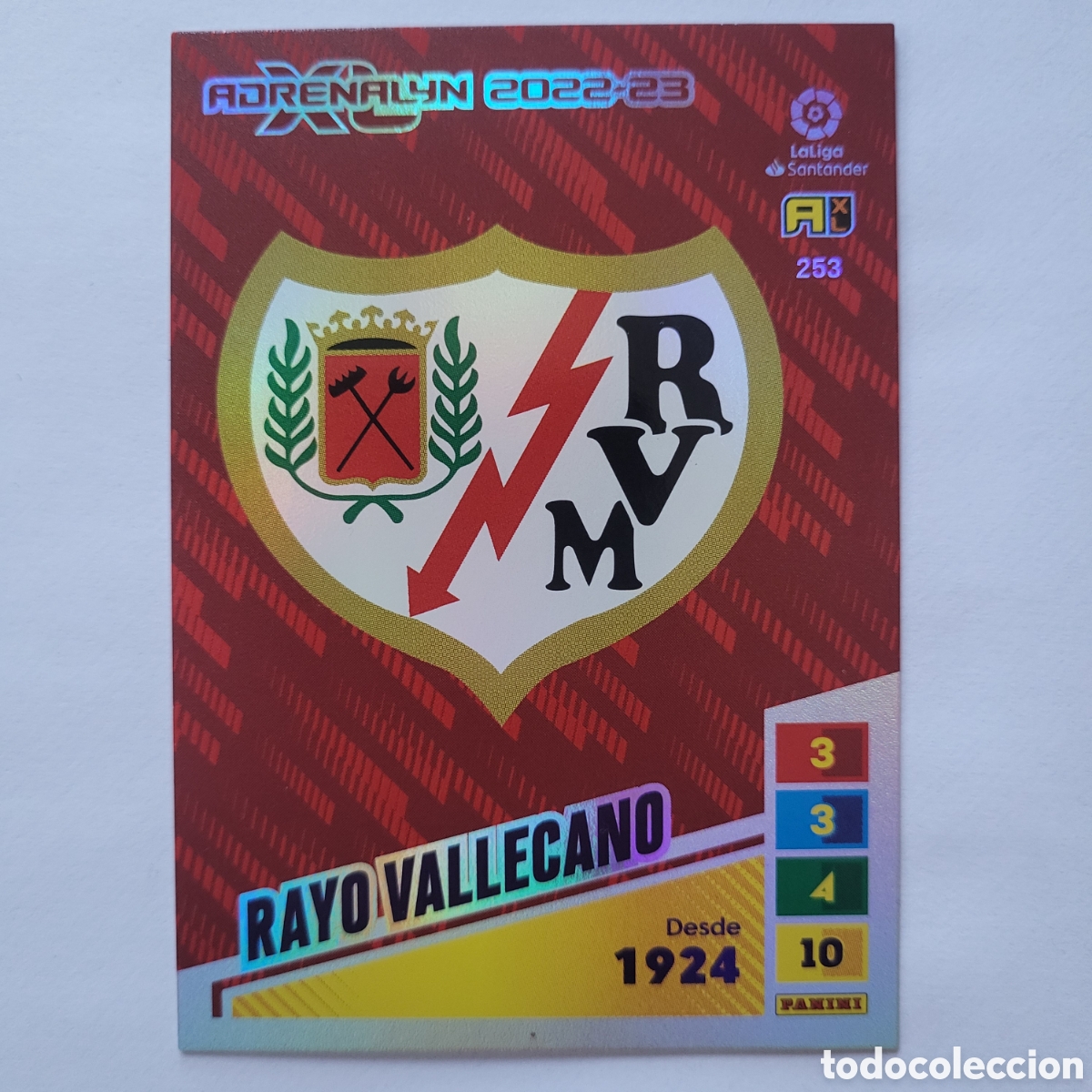 Trading cards: 253 Rayo Vallecano [Escudo] / Adrenalyn XL 2022