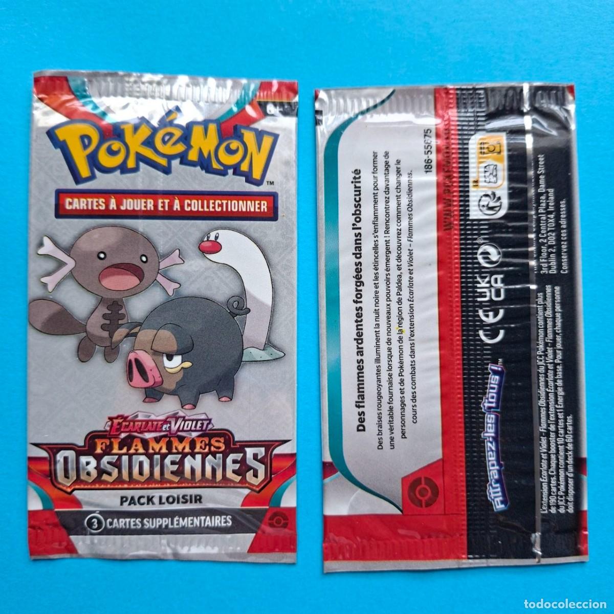 Trading cards: Booster Pack Loiser Scell&eacute; POKEMON TGC - &Eacute;CARLATE ET VIOLET (Flammes Obsidiennes) 2023