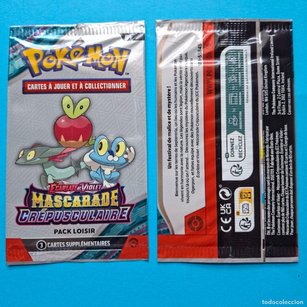 Trading cards: Booster Pack Loiser Scell&eacute; POKEMON TGC - &Eacute;CARLATE ET VIOLET (Mascarade Cr&eacute;pusculaire) 2024