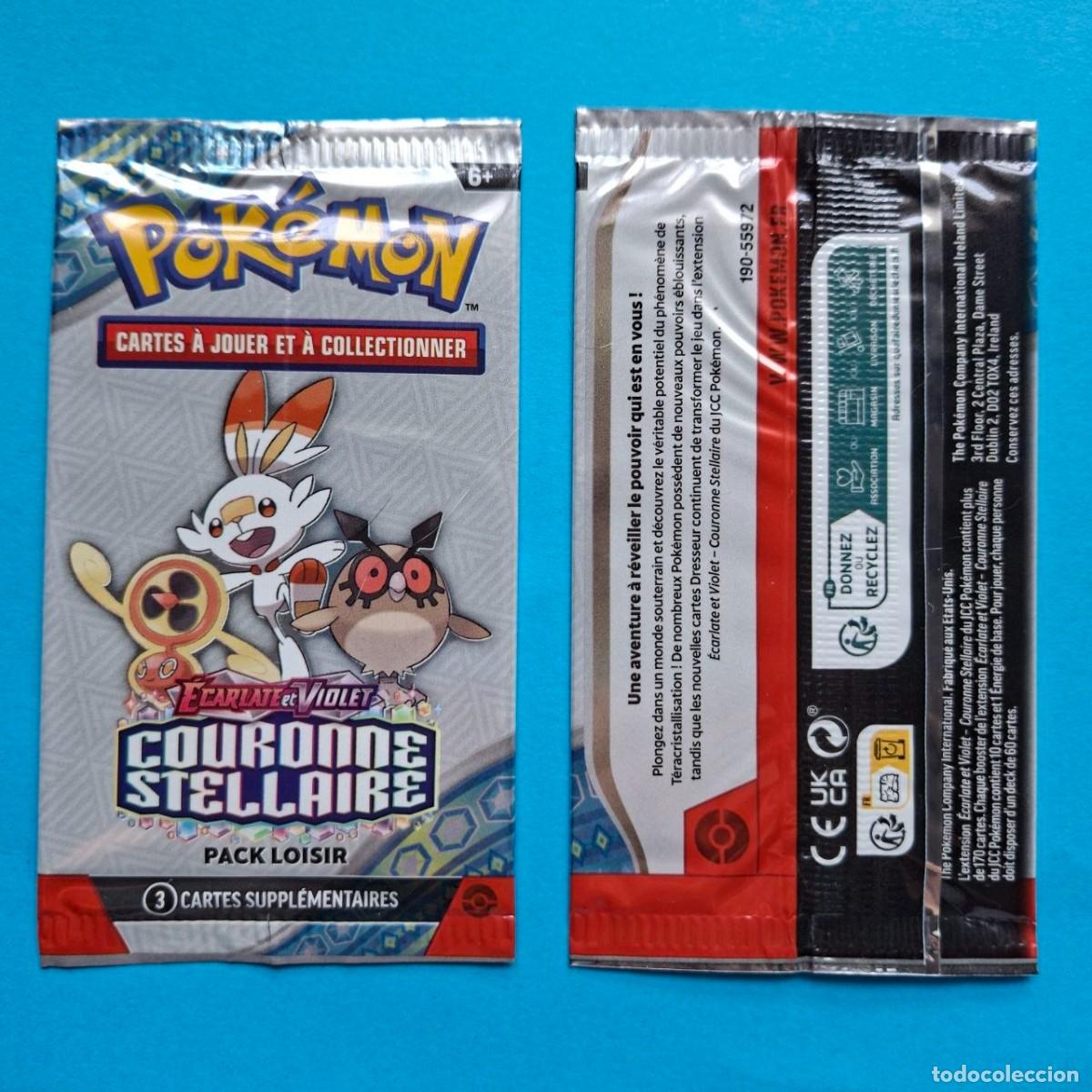 Trading cards: Booster Pack Loiser Scell&eacute; POKEMON TGC - &Eacute;CARLATE ET VIOLET (Couronne Stellaire) 2024