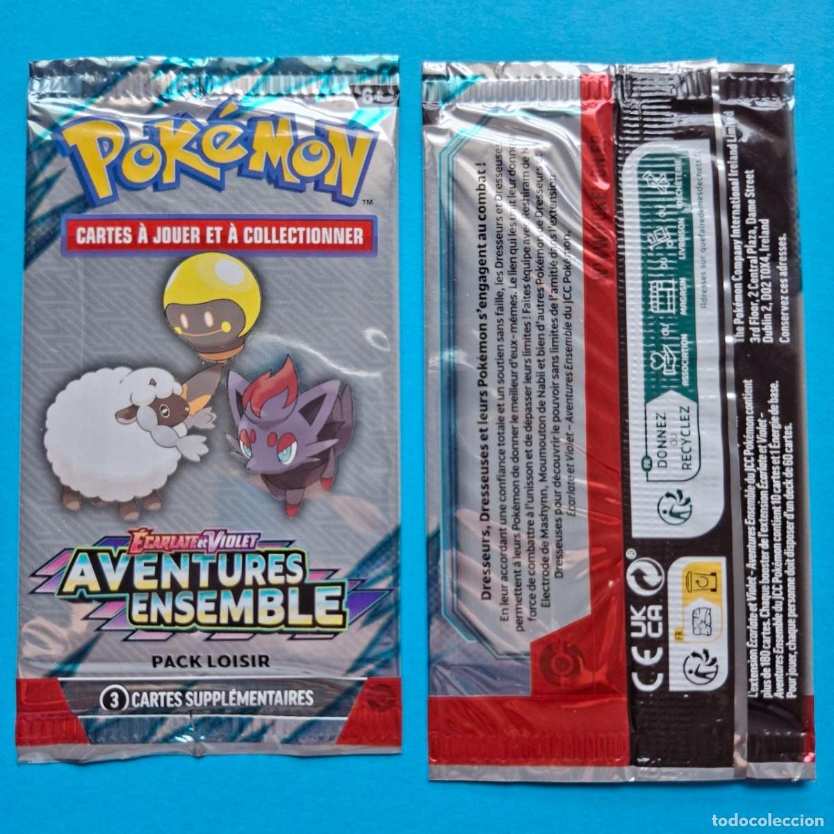 Trading cards: Booster Pack Loiser Scell&eacute; POKEMON TGC - &Eacute;CARLATE ET VIOLET (Aventures Ensemble) 2025