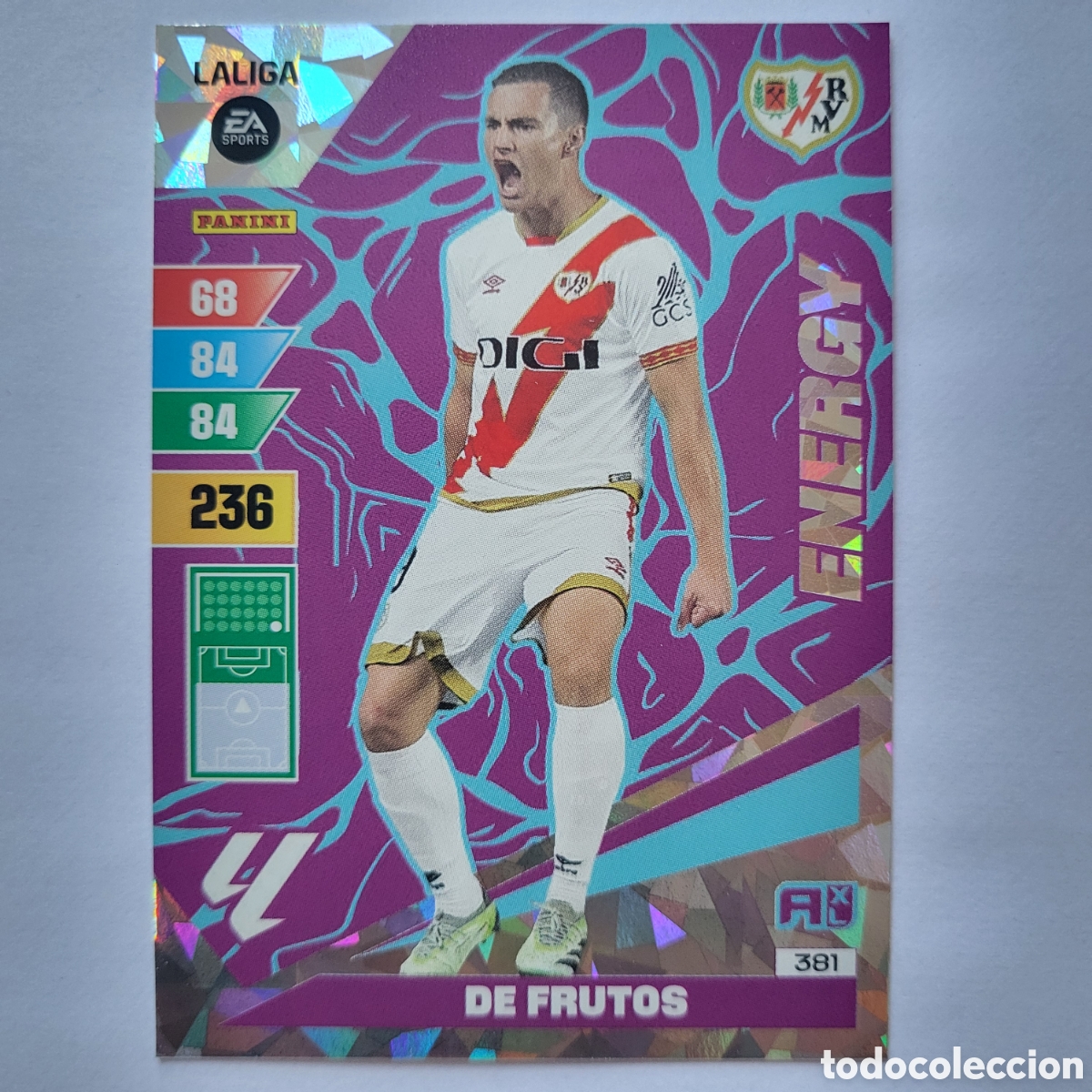 Trading cards: 381 De Frutos Energy / Adrenalyn XL 2023