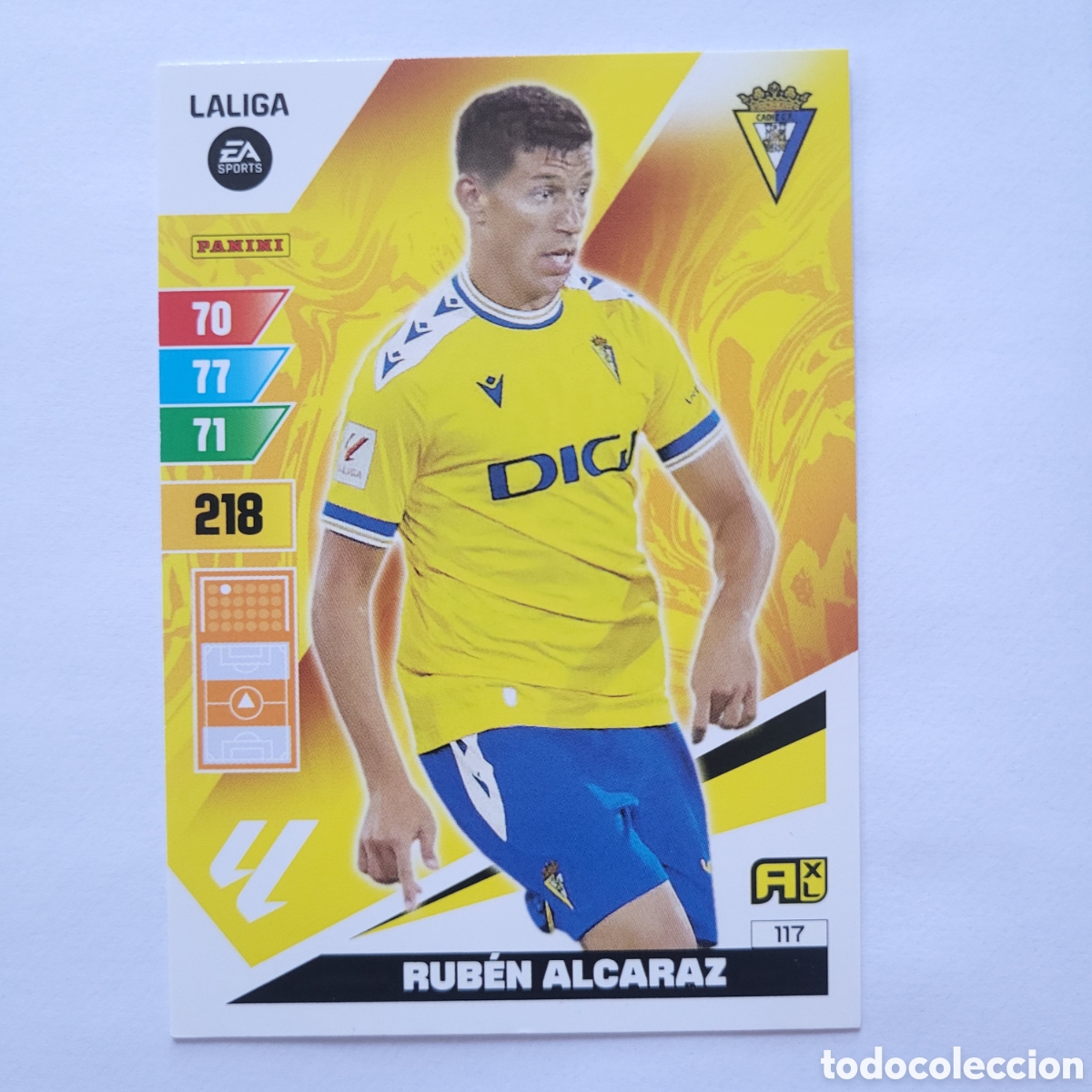 Trading cards: 117 Rub&eacute;n Alcaraz / Adrenalyn XL 2023