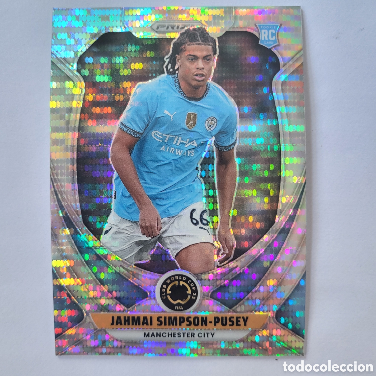 Trading cards: 137 Jahmai Simpson-Pusey [Glitter, RC] / Prizm Club World Cup 2025