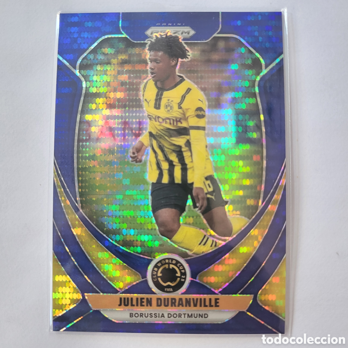 Trading cards: 48 Julien Duranville [Blue Pulsar] #/275 / Prizm Club World Cup 2025