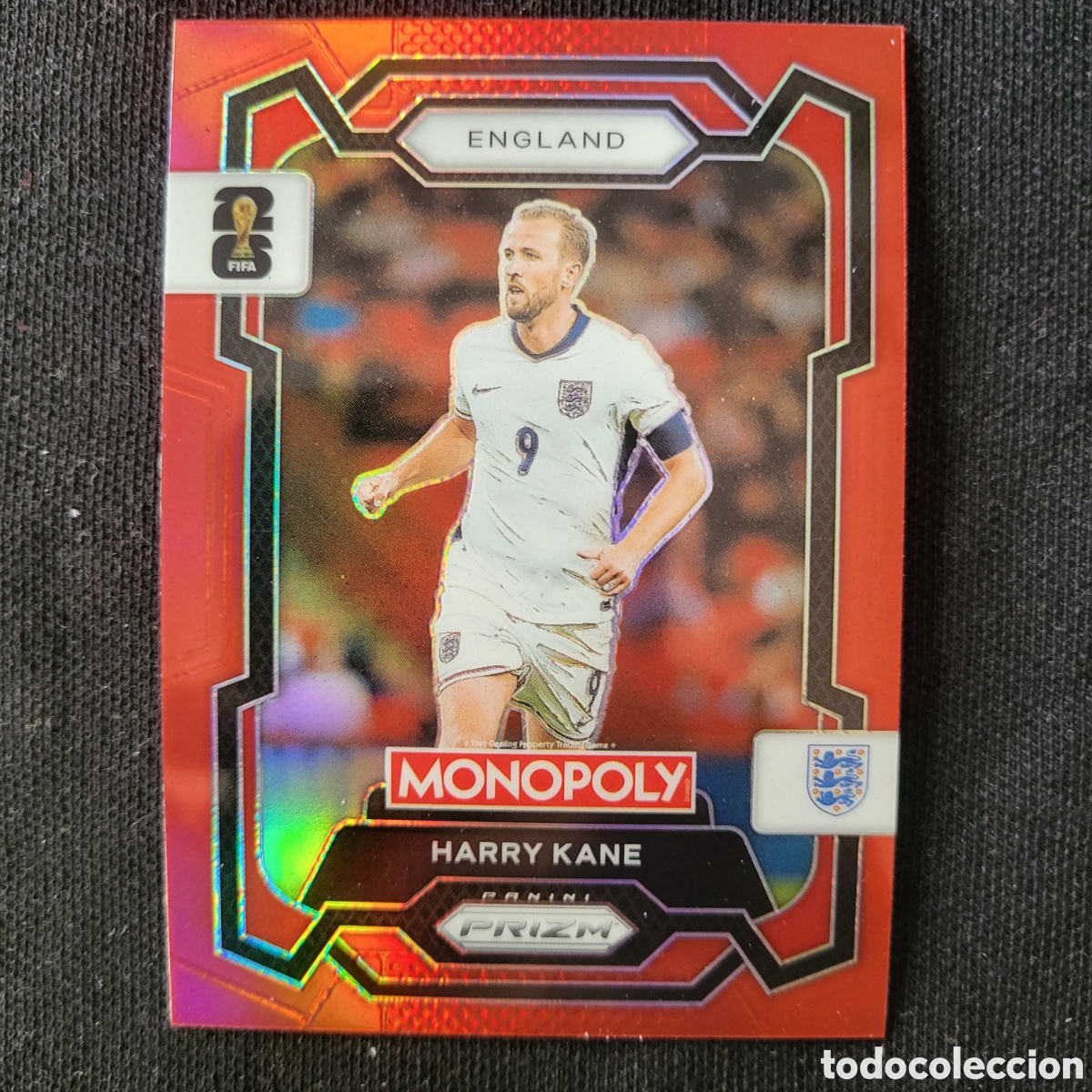 Trading cards: 22 Harry Kane [Red] / Monopoly Prizm World Cup 2026