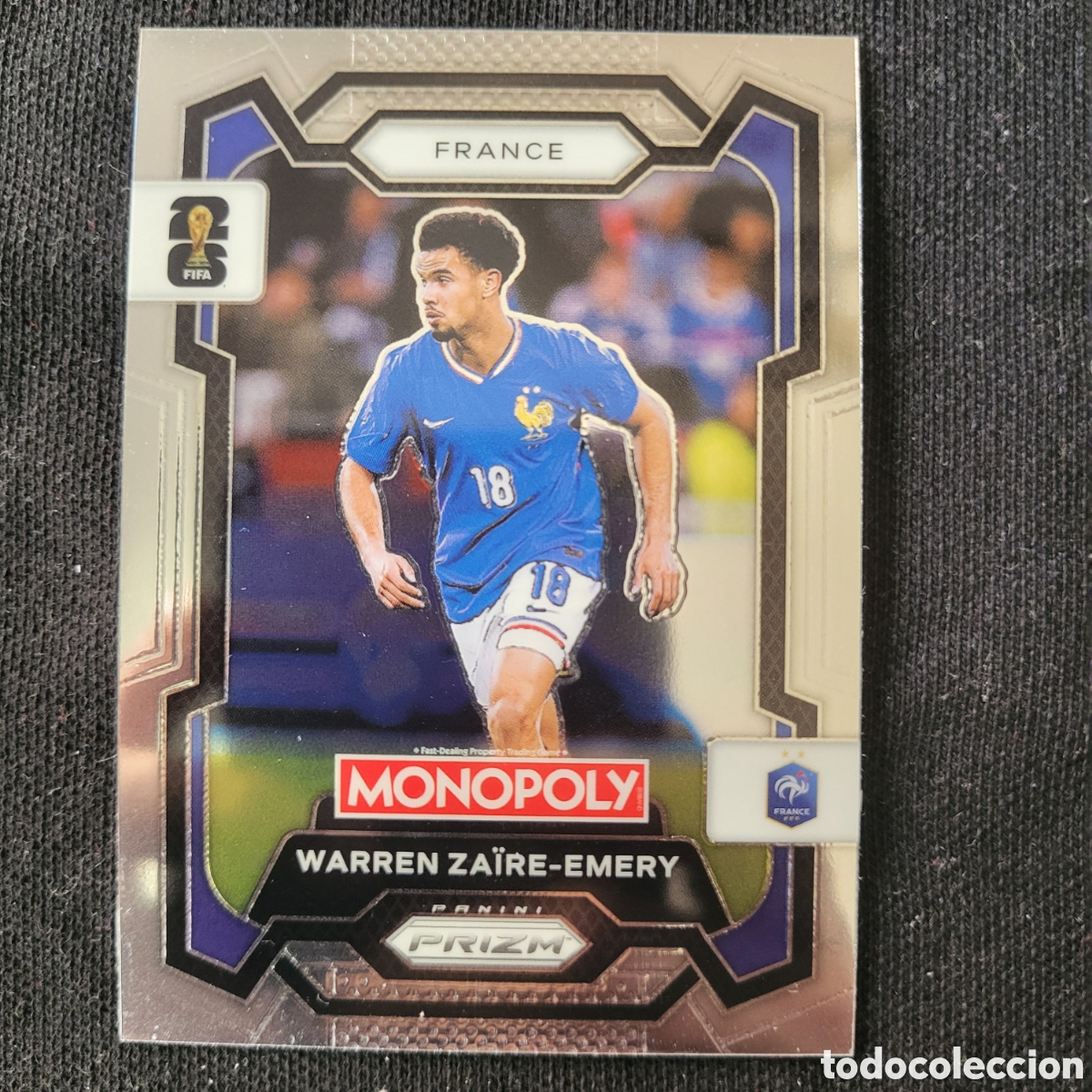 Trading cards: 11 Warren Zaire-Emery / Monopoly Prizm World Cup 2026