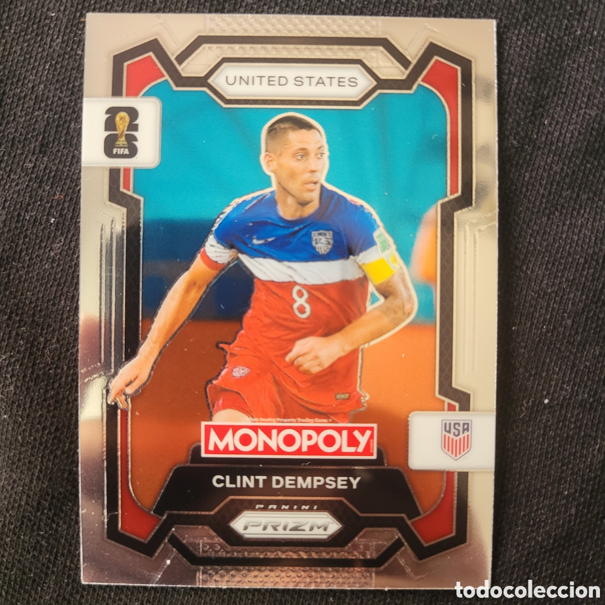 Trading cards: 51 Clint Dempsey / Monopoly Prizm World Cup 2026