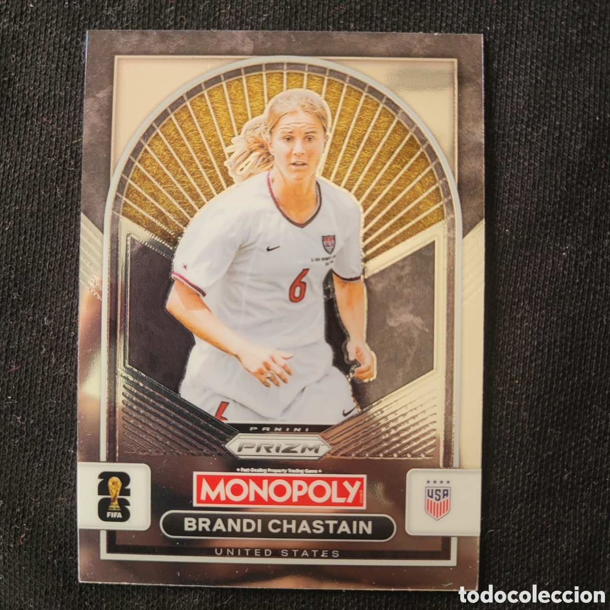 Trading cards: 89 Brandi Chastain / Monopoly Prizm World Cup 2026