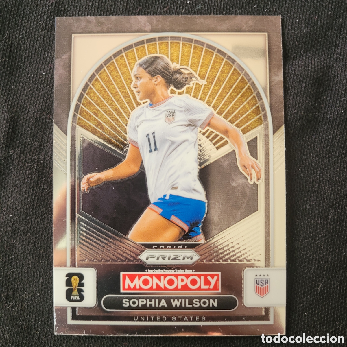 Trading cards: 95 Sophia Wilson / Monopoly Prizm World Cup 2026
