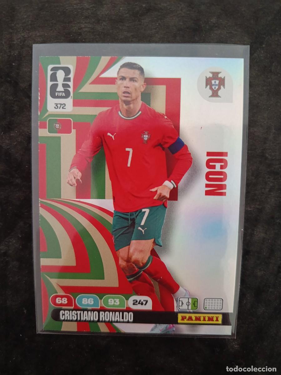 Trading cards: FIFA WORLD CUP 2026 ADRENALYN XL. #372 CRISTIANO RONALDO &rdquo;ICON&rdquo; PORTUGAL.