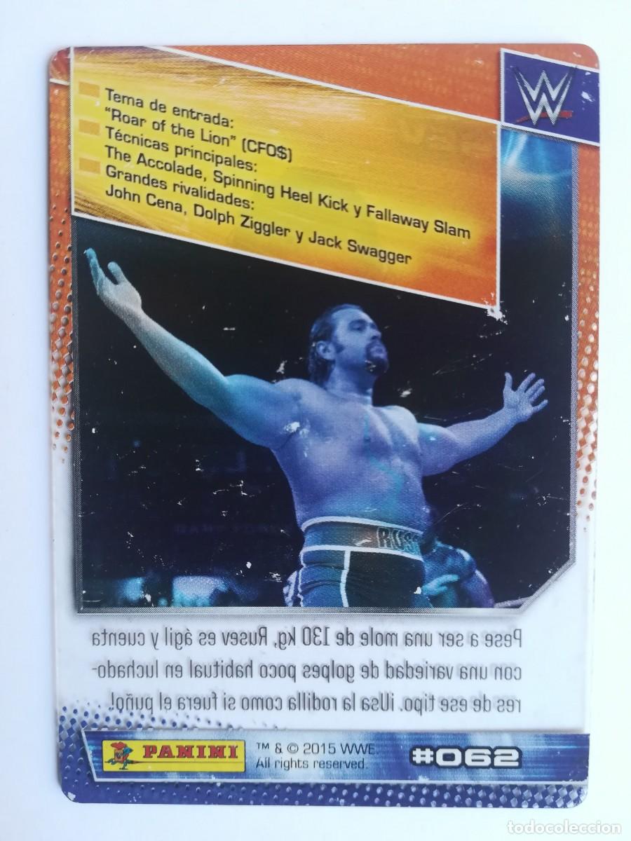 Trading cards: WWE N&ordm; 062. Silver Action. Rusev. Panini 2015. - Foto 2