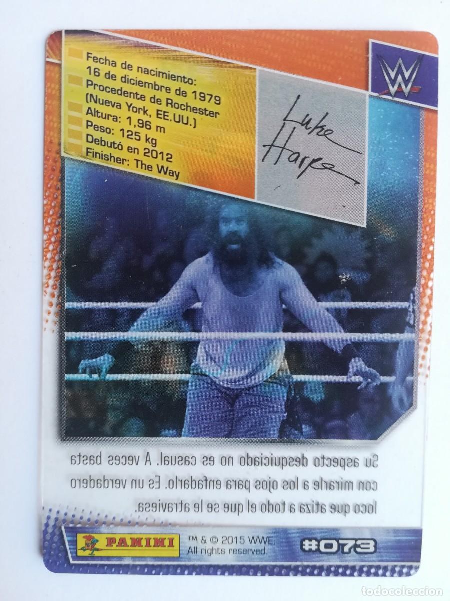 Trading cards: WWE N&ordm; 073. Luke Harper. Panini 2015. - Foto 2