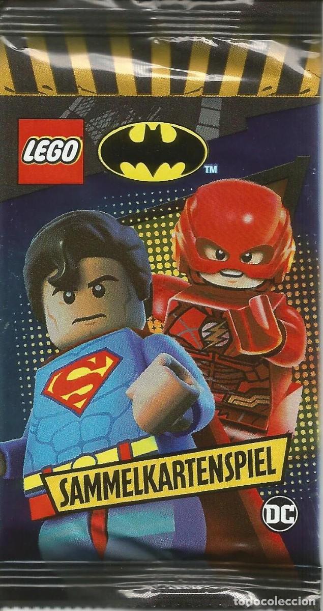 Trading cards: Sobre de carta sin abrir LEGO DC - Flash & Superman - Exclusivo para el mercado alem&aacute;n. Precintado.