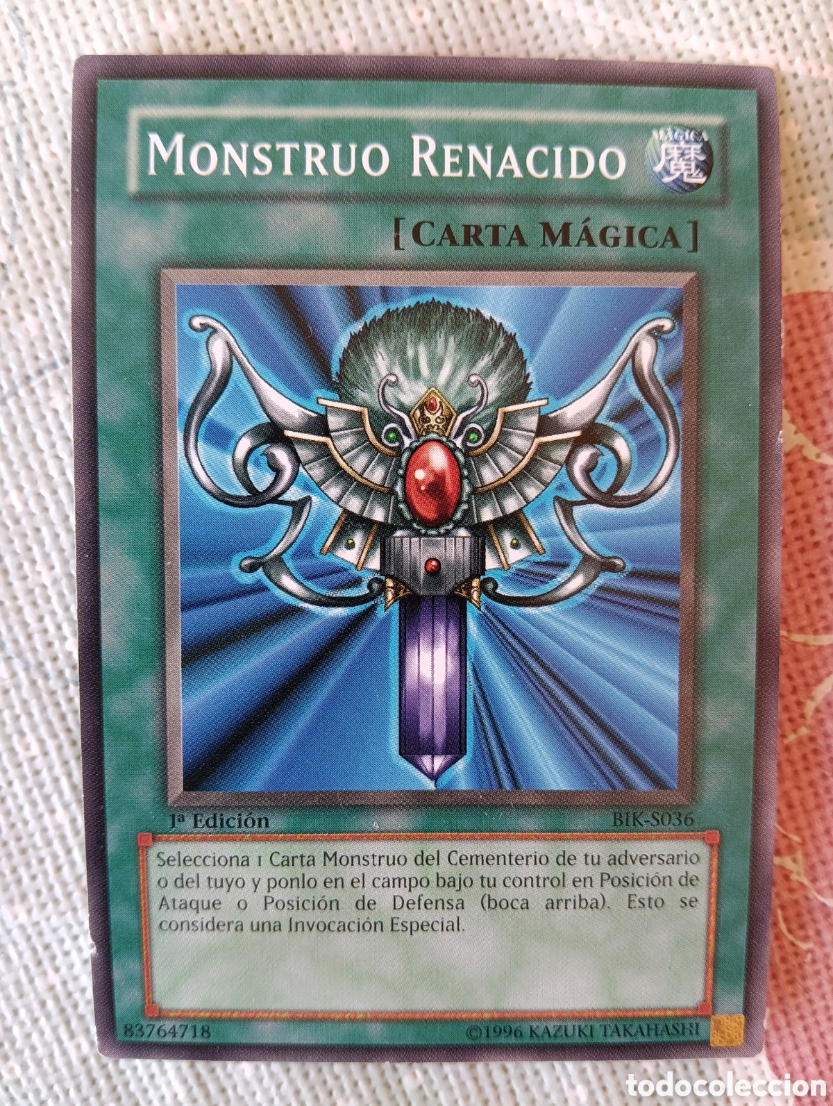 Trading cards: Carta Yu-gi-oh! Monstruo Renacido