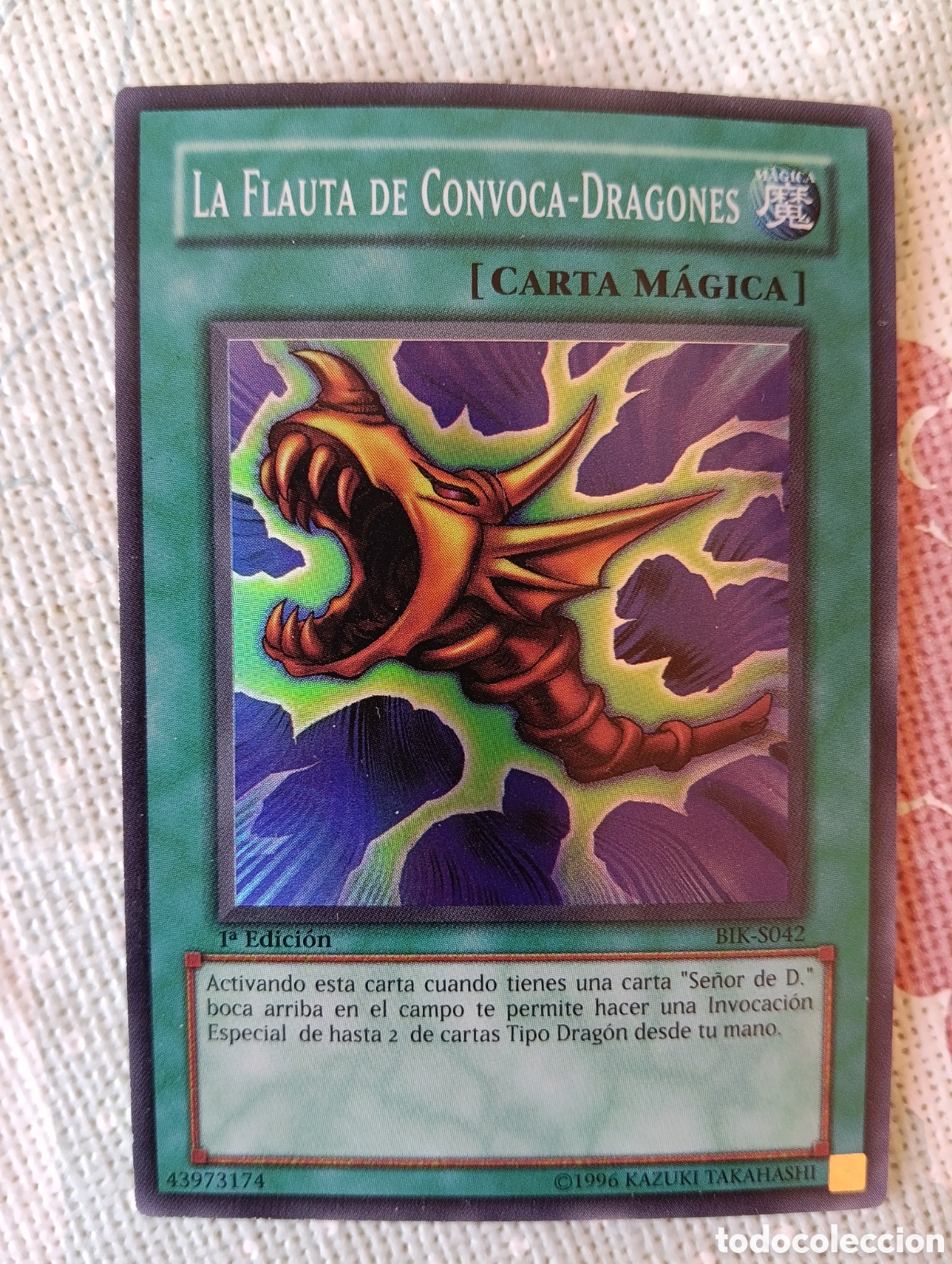 Trading cards: Carta Yu-gi-oh! La flauta de Convoca-dragones