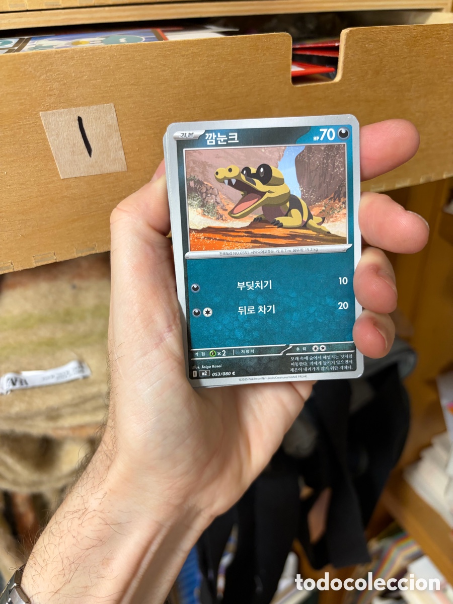 Trading cards: (I) carta Pok&eacute;mon original Nintendo corea sandile