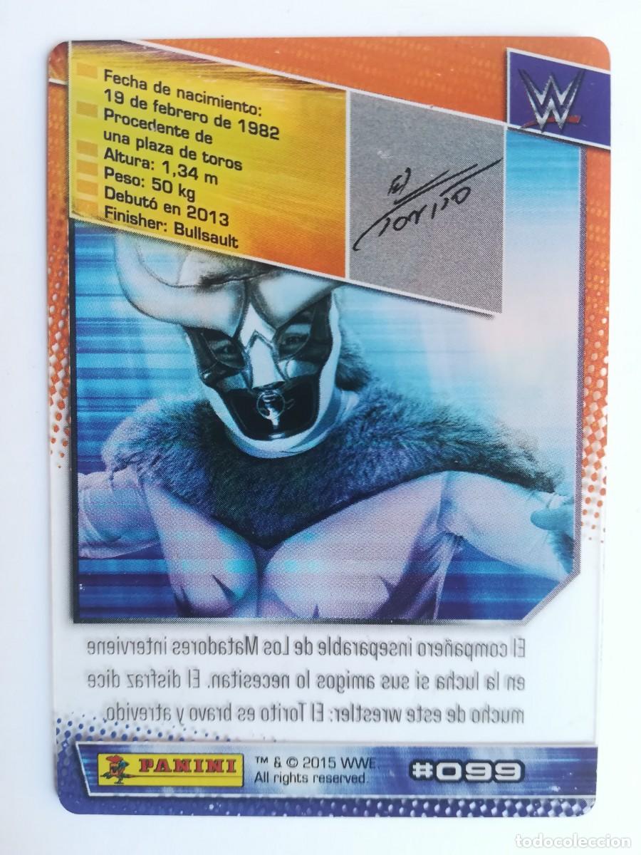 Trading cards: WWE N&ordm; 099. El Torito. Panini 2015. - Foto 2