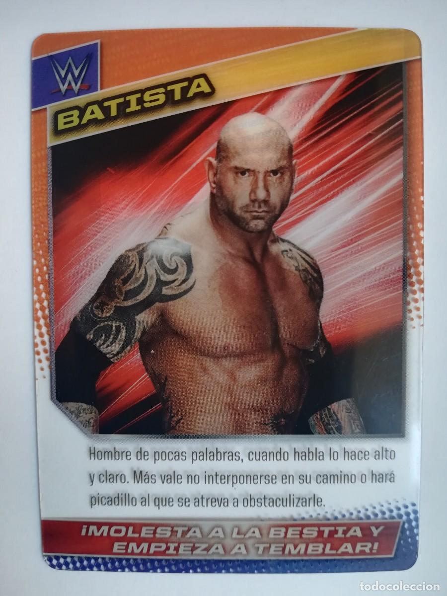 Trading cards: WWE N&ordm; 108. Batista. Panini 2015.