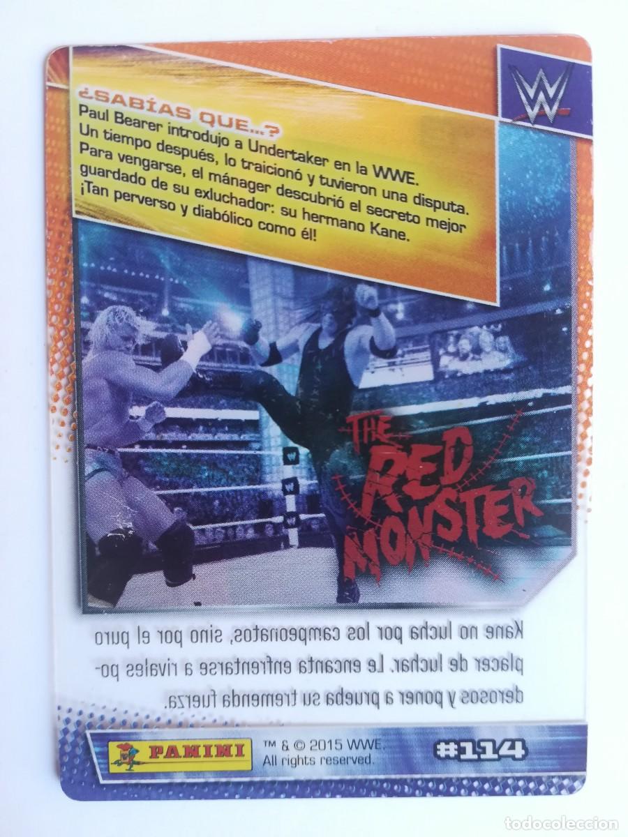 Trading cards: WWE N&ordm; 114. Kane. Panini 2015. - Foto 2