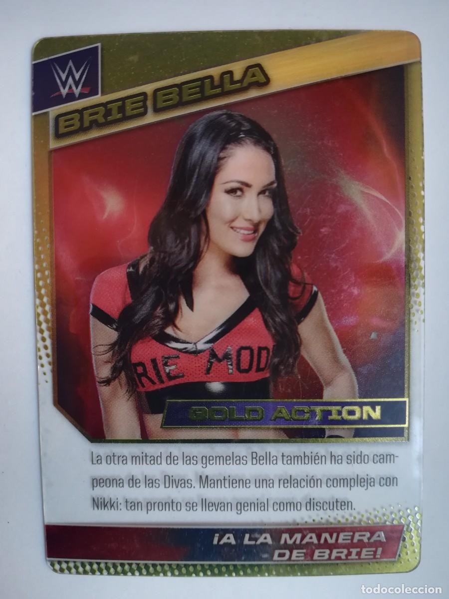 Trading cards: WWE N&ordm; 119. Gold Action. Brie Bella. Panini 2015.
