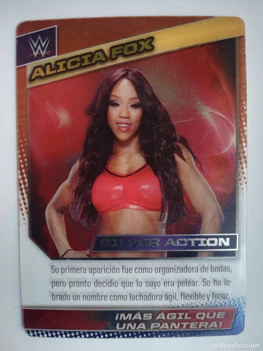 Trading cards: WWE N&ordm; 127. Silver Action. Alicia Fox. Panini 2015.