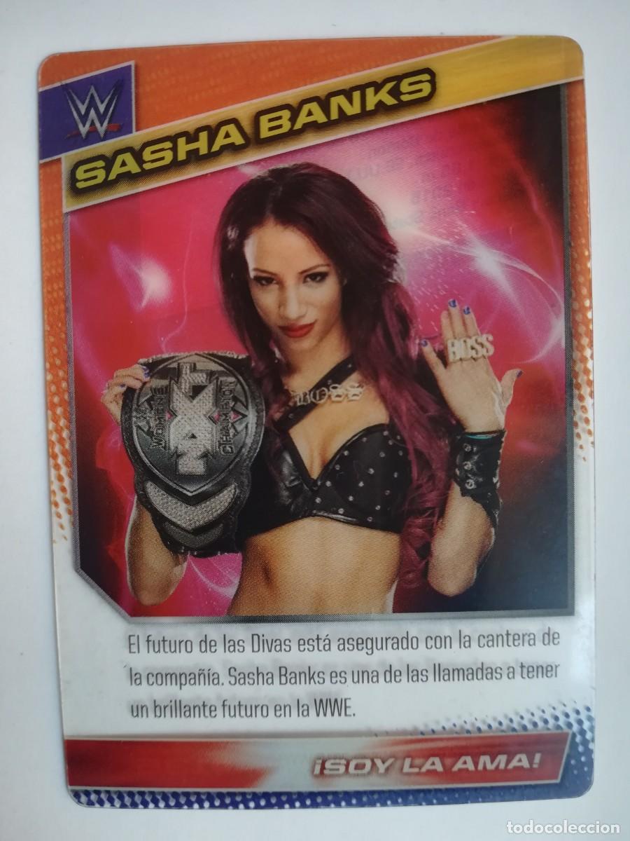 Trading cards: WWE N&ordm; 135. Sasha Banks. Panini 2015.