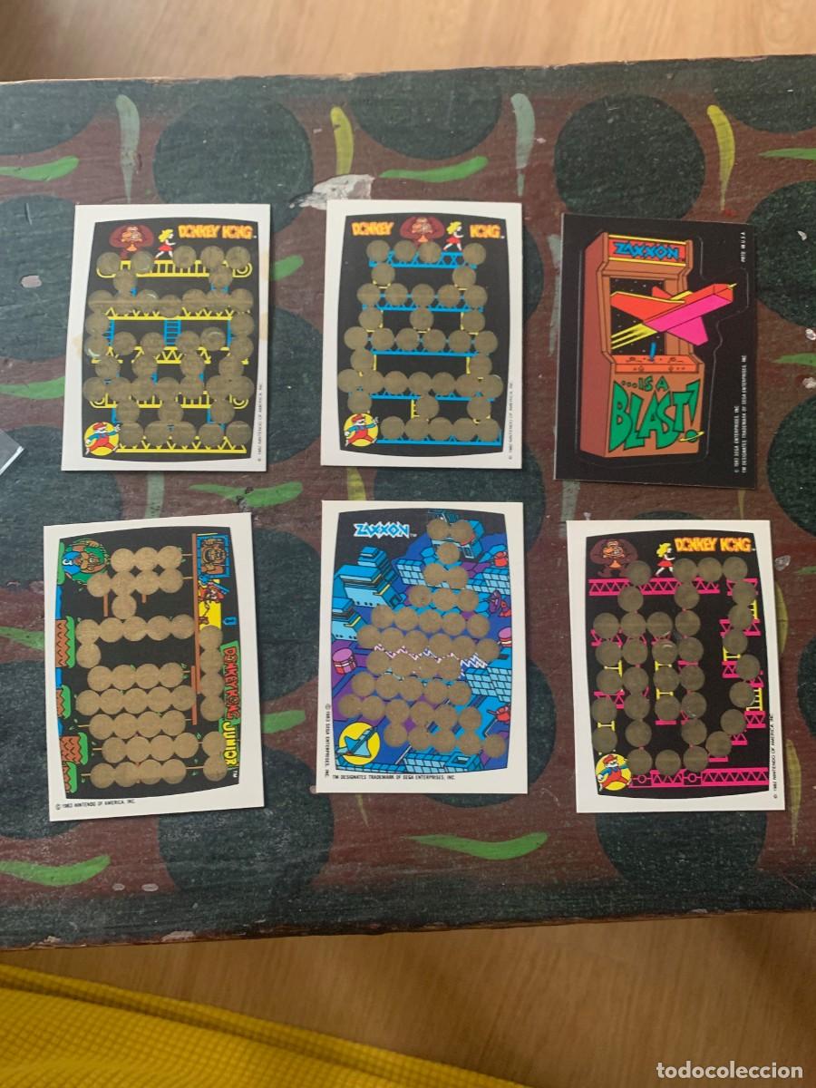 Trading cards: Lote Cromos Rasca Arcade 1982 Donkey Kong Zaxxon