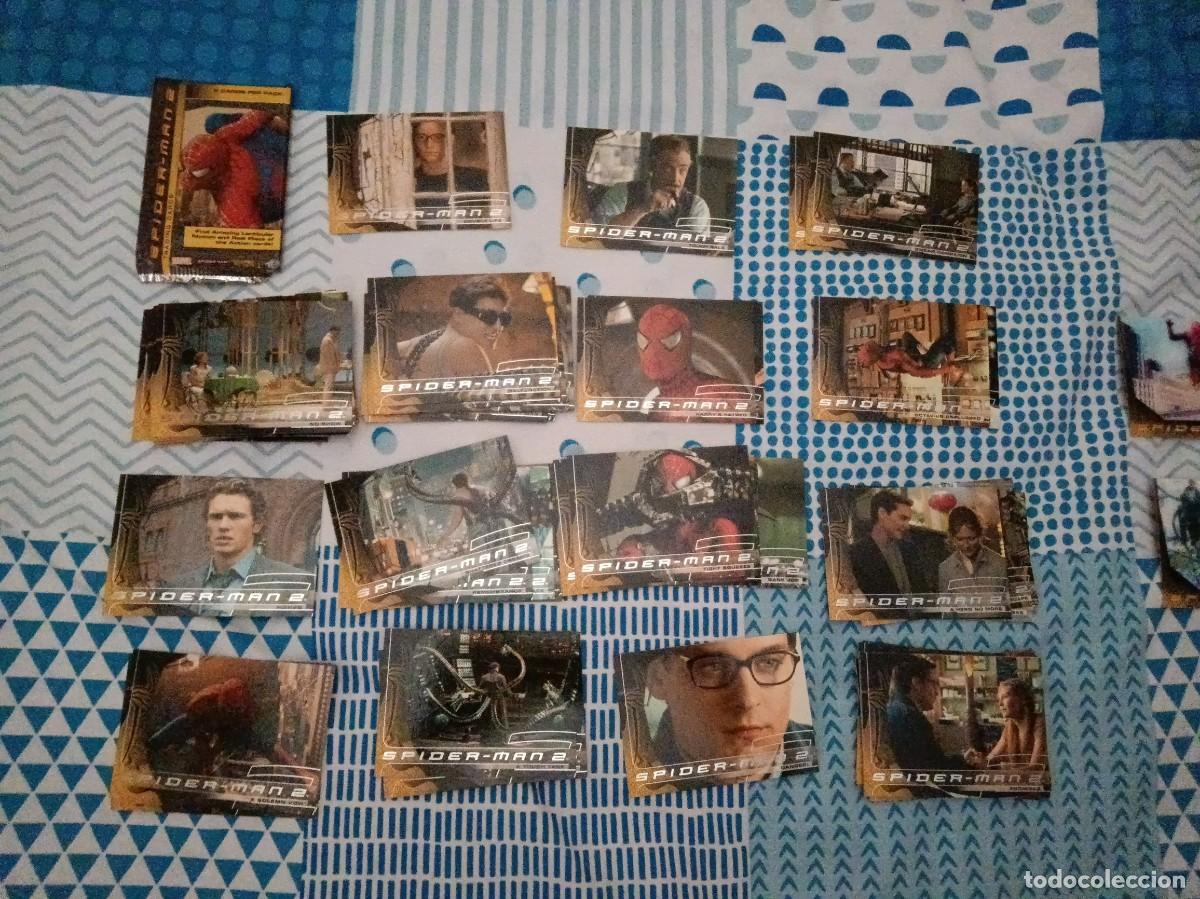 Trading cards: Coleccion cromos Trading cards SPIDERMAN 2 Movie Tobey Maguire Kirsten Dunst Octopus Sam Raimi