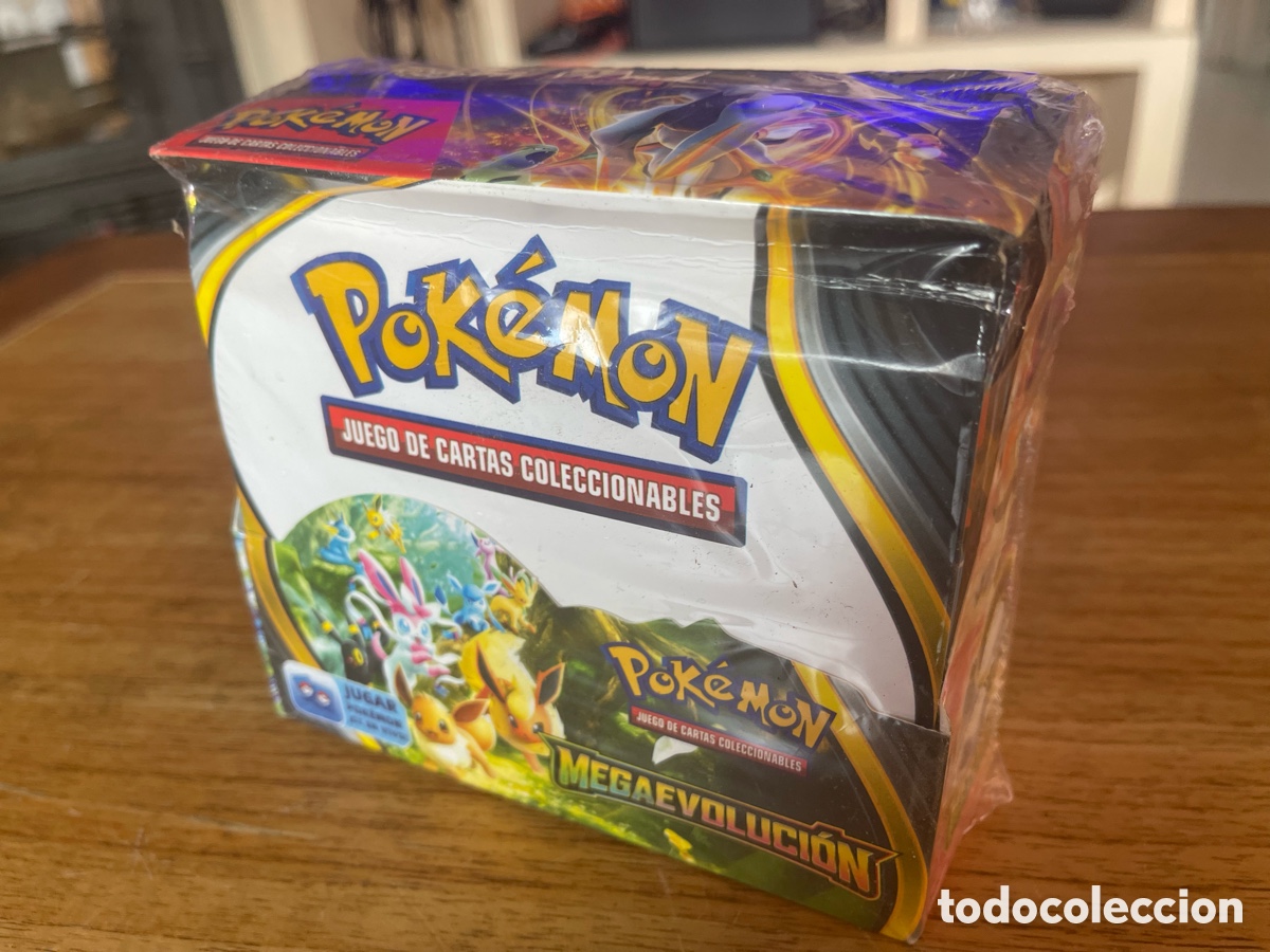 Trading cards: Gran caja 360 cartas 36 sobres Pokemon Megaevoluci&oacute;n Caja Cartas Coleccionables