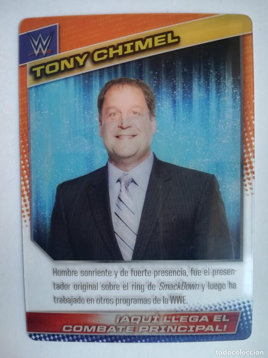 Trading cards: WWE N&ordm; 144. Tony Chimel. Panini 2015.