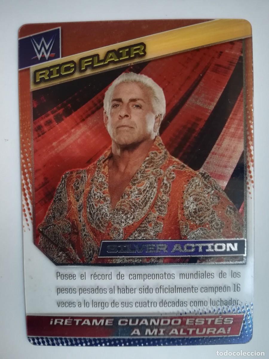 Trading cards: WWE N&ordm; 145. Silver Action. Ric Flair. Panini 2015.