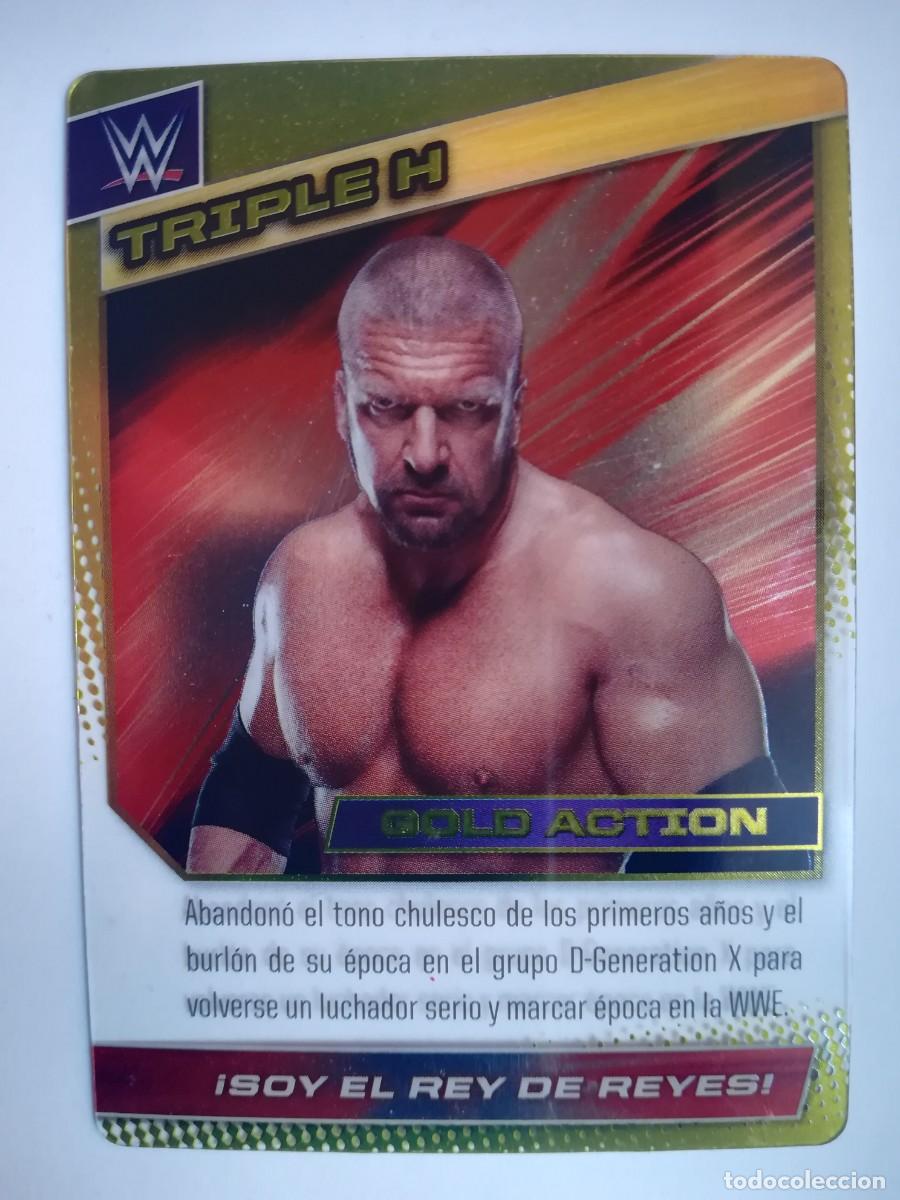 Trading cards: WWE N&ordm; 157. Gold Action. Triple H. Panini 2015.