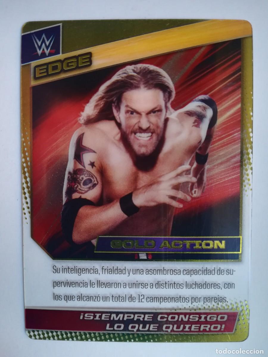 Trading cards: WWE N&ordm; 162. Gold Action. Edge. Panini 2015.