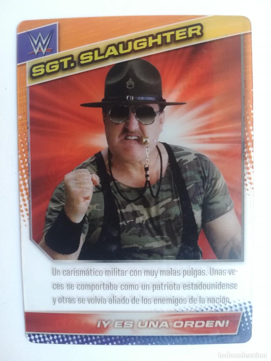 Trading cards: WWE N&ordm; 180. Sgt. Slaughter. Panini 2015.