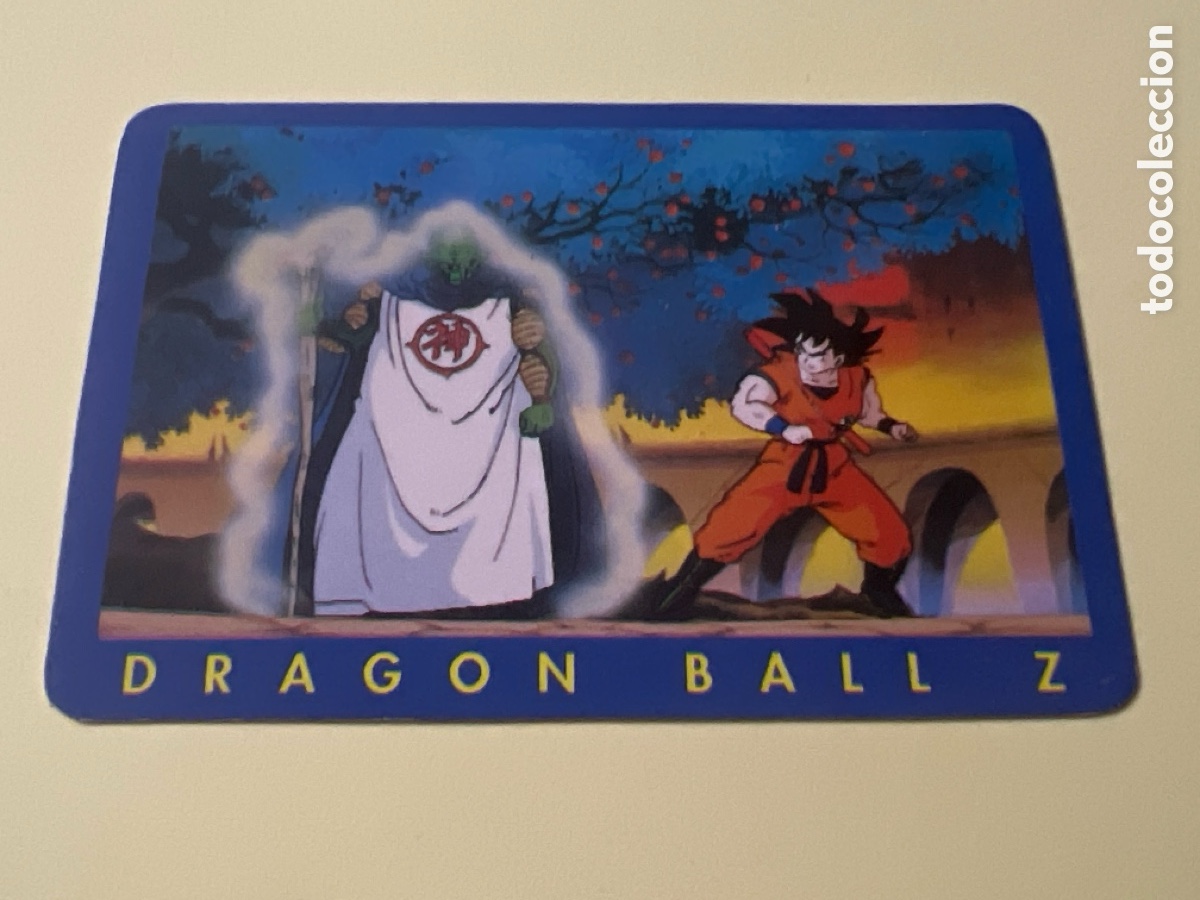 Trading cards: C5266. CARTA # 38 DRAGON BALL Z serie 1 azul - PANINI / cromo card / punta redonda