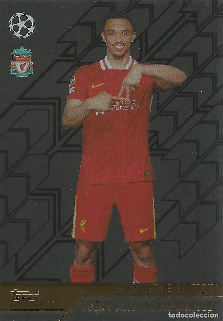 Trading cards: Carta Match Attax 2024 / 2025 24 25 - Trent Alexander-Arnold - Manchester - Black Edge - BE1 - TOPPS